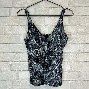 Magicsuit Miraclesuit Snakeskin Tiered Tankini Top 8